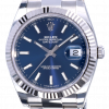 Replica horloge Rolex Datejust 23 126334 (41 mm) Blauwe wijzerplaat/Oysterband-Automatic-Top kwaliteit!