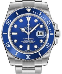 Replica horloge Rolex Submariner 15 Date (41mm) Date 126610LN Blue Diamonds- Automatic-Top kwaliteit!