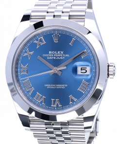 Replica horloge Rolex Datejust ll 29 (41mm) 126300 Jubilee Steel Azzurro Blue Roman / Automatic-Top kwaliteit!
