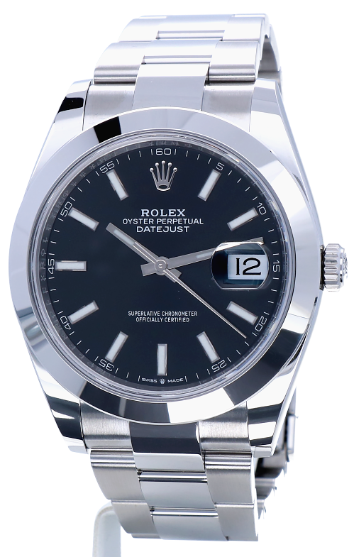 Replica horloge Rolex Datejust ll 06 126300 (41mm) zwarte wijzerplaat, Oyster band/Automatic-Top kwaliteit!