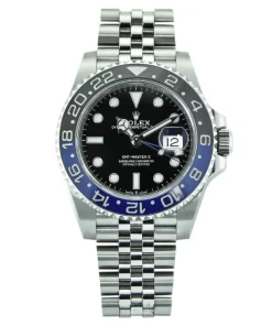 Replica horloge Rolex Gmt-Master ll 03/1 (40mm) Werkende GMT wijzer 126710BLNR Batman blauw/zwart Jubilee band-Automatic- Top kwaliteit!