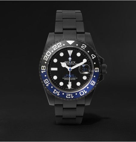 Replica horloge Rolex Gmt-master ll 04 (40mm) 116710 Bamford Blauw/zwart Oyster Band-Automatic-Top kwaliteit!