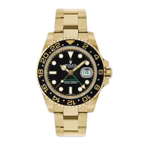 Replica horloge Rolex Gmt-master ll 05 (40mm) 1116718BK Gold (Oyster band)-Automatic-Top kwaliteit!