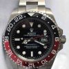 Replica horloge Rolex Gmtmaster ll 04 (40mm) 116710 Coke Zwart/rood Oyster Band-Automatic-