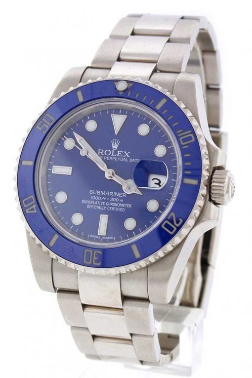 Replica horloge Rolex Submariner 03 (40mm) 116619LB "Blauw" Oyster band-Automatic-Top kwaliteit!