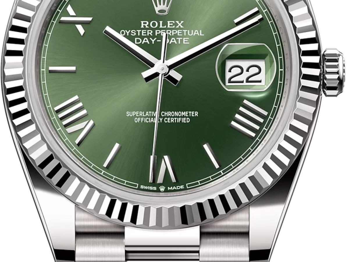 Rolex Day-Date 05 (40mm) 228239 Green Dial-President- White Gold