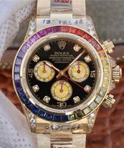 Replica horloge Rolex Daytona 05 cosmograph (40mm) 116598 RBOW (Diamanten) Automatic-Gold-Top kwaliteit!
