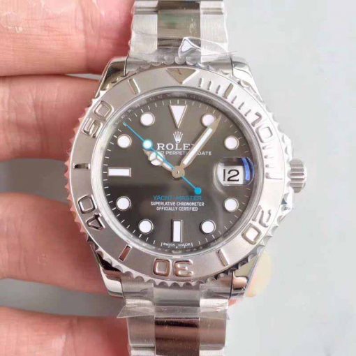 Replica horloge Rolex Yacht master 02 (40mm) 116622 Rhodium Dial (2021) Oyster Platinum-Automatic-Top kwaliteit!