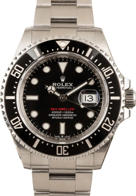 Replica horloge Rolex Sea Dweller 04 (43mm) 126600 Zwarte wijzerplaat (Datumloep) Automatic Top kwaliteit!