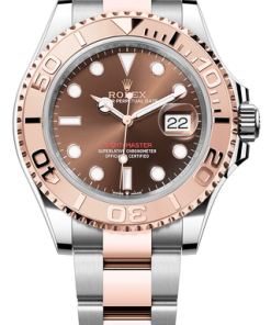 Replica horloge Rolex Yacht master 03 (40mm) Chocolate 126621 Bi-Color Oystersteel-staal-Rose gold -Automatic-Top kwaliteit!