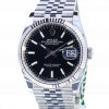 Replica horloge Rolex Datejust 43 (36mm) 126234 (Jubilee band) Zwarte wijzerplaat-Automatic-Top kwaliteit!