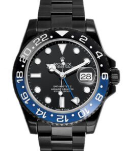 Replica horloge Rolex Gmt-master ll 12 (40mm) Batman 126710BLNR DLC-PVD-Automatic-Top kwaliteit!
