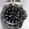 Replica horloge Rolex Gmt-master ll 12 (40mm) Staal (Zwart) 126710LN Black-Zwarte wijzerplaat-Automatic