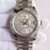 Replica horloge Rolex Day-Date 08/2 (40mm) 228239 zilveren wijzerplaat(President band) Automatic