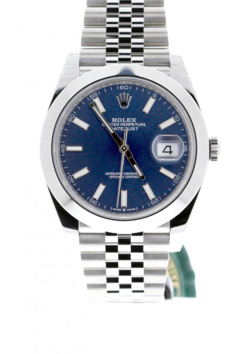 Replica horloge Rolex Datejust ll 29 126300 (41mm) (Blue Dial) Jubilee band (Automatic) Top kwaliteit!