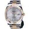 Replica horloge Rolex Datejust ll 29/3 (41mm) 126333 Oyster band (Silver dial) (Automatic) Top kwaliteit!