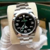 Replica horloge Rolex Air King 01/1 (40mm) 126900 Oystersteel-band, zwarte wijzerplaat-Automatic-Top kwaliteit!