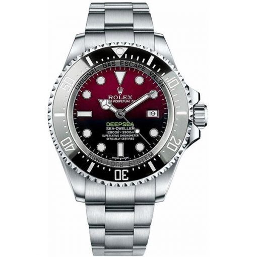 Replica horloge Rolex Sea Dweller Deepsea 07 126660 Rood/Zwarte wijzerplaat (44mm) Red edition Automatic top kwaliteit!