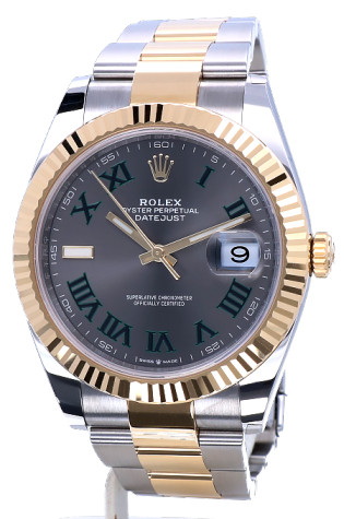 Rolex Datejust ll 17/2 (41 mm) 126333 (Wimbedon) Roman 2021 Bi-color