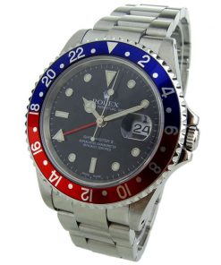 Replica horloge Rolex Gmt-Master ll 01/3 (40mm) 16710 Pepsi cola rood/blauw Oyster band automatic -Top kwaliteit!