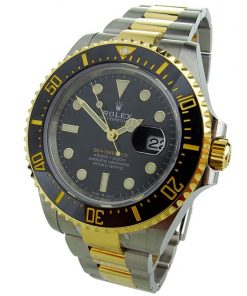 Replica horloge Rolex Sea Dweller 01/1 (43mm) Rolesor 126603 Bi-color Yellow gold- Automatic-2020-Zwarte wijzerplaat-Top kwaliteit!