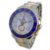 Replica horloge Rolex Yacht master ll 08 (44mm) 116681 bidirectioneel draaibare bezel 18K Everose Gold-Oyster-band-Automatic-Top kwaliteit!