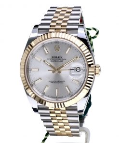 Replica horloge Rolex Datejust ll 17/3 (41mm) 126333 Grey dial Bi-color gold Automatic-Top kwaliteit!