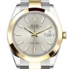 Replica horloge Rolex Datejust ll 17/4 (41mm) 126303 Grey dial Bi-color/Oyster-Gold Automatic-Top kwaliteit!