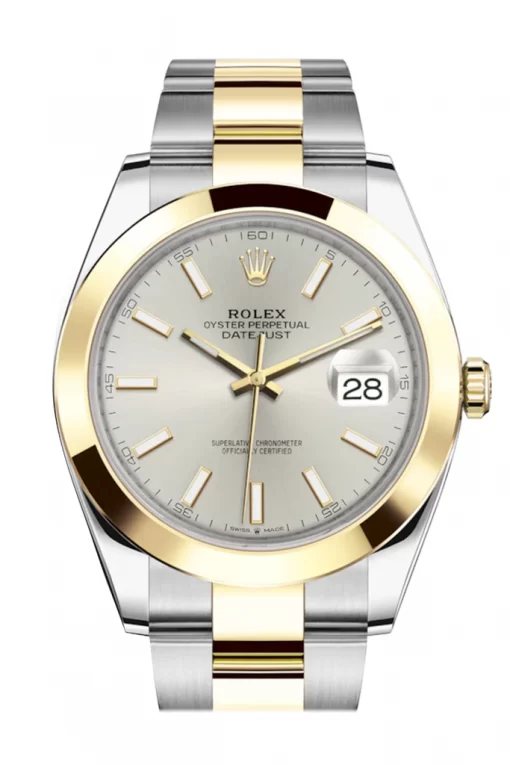 Replica horloge Rolex Datejust ll 17/4 (41mm) 126303 Grey dial Bi-color/Oyster-Gold Automatic-Top kwaliteit!