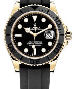 Replica horloge Rolex Yacht-master 14 -268658 (42mm) Oysterflex-band Yellow Gold -Oysterflex-band Automatic-Top kwaliteit!