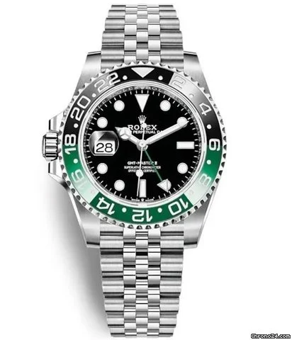Replica horloges Rolex Gmt-Master ll 001 Swiss Noob Eta 3186 126720VTNR Jubilee "Sprite"(40mm) automatic Hoogste kwaliteit!