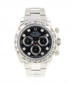 Replica horloge Rolex Daytona 35 cosmograph (40mm) 116509 White gold Diamonds-Automatic-Top kwaliteit!