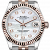 Replica horloge Rolex Datejust 40/2 (31mm) 278271 (Jubilee band) Bi-color Mother of pearl Diamond wijzerplaat-Automatic-Top kwaliteit!