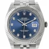 Replica horloge Rolex Datejust ll 27/1 (41mm) 126334 Jubilee Steel Blue Diamond Dial /Automatic-Top kwaliteit!