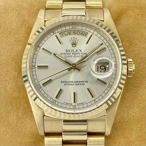 Replica horloge Rolex Day-Date 04/3 (36mm) 118238 Geelgoud automatic (President band)-Automatic-Top kwaliteit!