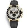 Replica horloge Rolex Daytona 28/1 cosmograph (40mm) 116519LN - yellow gold -Automatic- Oysterflex-Top kwaliteit!