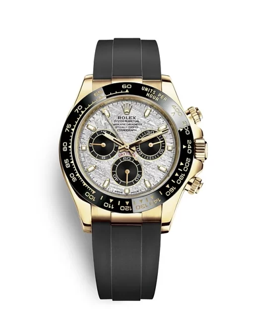 Replica horloge Rolex Daytona 28/1 cosmograph (40mm) 116519LN - yellow gold -Automatic- Oysterflex-Top kwaliteit!