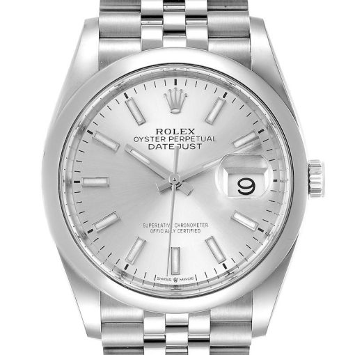 Replica horloge Rolex Datejust ll 17/7 (36 mm) 126200  Zilver wijzerplaat  Jubilee band Automatic/ Top kwaliteit!