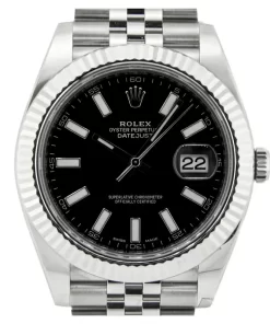 Replica horloge Rolex Datejust 61 (41mm) 126334 (Jubilee band) Zwarte wijzerplaat) (Automatic)  - Top kwaliteit!