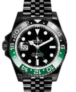 Replica horloge Rolex Gmt-master ll 03/1 (40mm) 126720VTNR Lefty-Green Bezel Sprite Jubilee DLC-PVD-Jibilee-Automatic- Top kwaliteit!