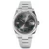 Replica horloge Rolex Datejust 39/1 (36mm) 126234 Oyster Steel Slate Roman Wimbledon-Automatic-Top kwaliteit!