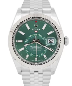 Replica horloge Rolex Sky-Dweller 14 -336934 (42mm) Jubilee Mint green Dial l -Automatic-Top kwaliteit!