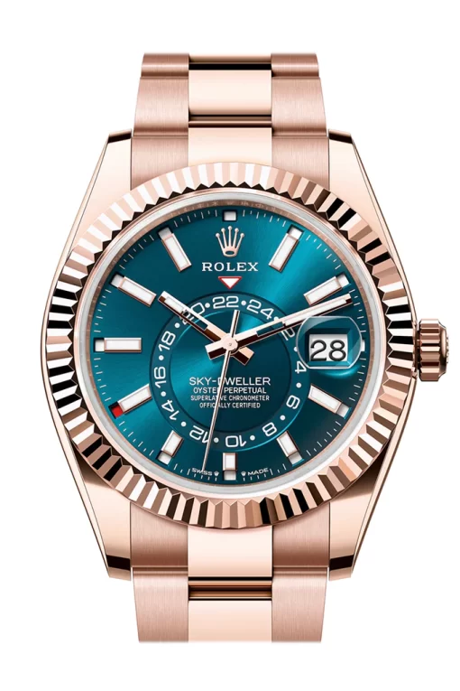 Replica horloge Rolex Sky-Dweller 15 -336935 (42mm) Oyster Blue Dial -Automatic-Top kwaliteit!