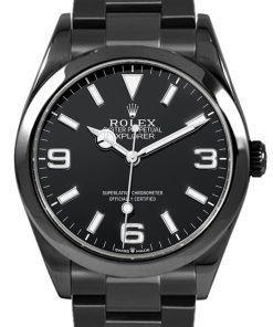 Replica horloge Rolex Explorer 04 (40mm) 224270 DLC-PVD Black-Automatic-Top kwaliteit!