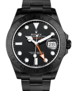 Replica horloge Rolex Explorer ll 03/1 (42mm) 226570 DLC-PVD black Zwarte wijzerplaat-904L staal-Automatic-Top kwaliteit!