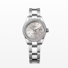 Replica horloge Rolex Datejust Dames 002/4 (28mm) 279384RBR silver Dial and diamonds Bezel Oyster band-Ladies-Automatic-Top kwaliteit!