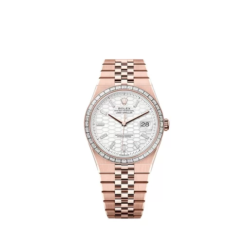 Replica horloge Rolex Land-Dweller 09 (40mm) 127285TBR Rose gold Baguette Diamonds AAA kwaliteit 2813 Automatic-Top kwaliteit!