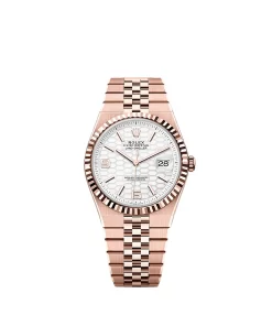 Replica horloge Rolex Land-Dweller 10 (40mm) 127235 Rose gold AAA kwaliteit 2813 Automatic-Top kwaliteit!