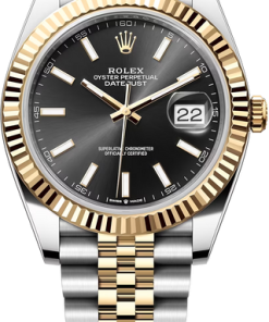 Rolex Datejust 00012 (36mm) Bi color-Dark Grey dial (Levertijd +-2 tot 4 dagen) Donker grijs wijzerplaat!