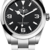 Replica horloge Rolex Explorer 01/1 (40mm) 224270 Zwarte wijzerplaat (staal) (904L Oysterstaal) Automatic-Top kwaliteit!